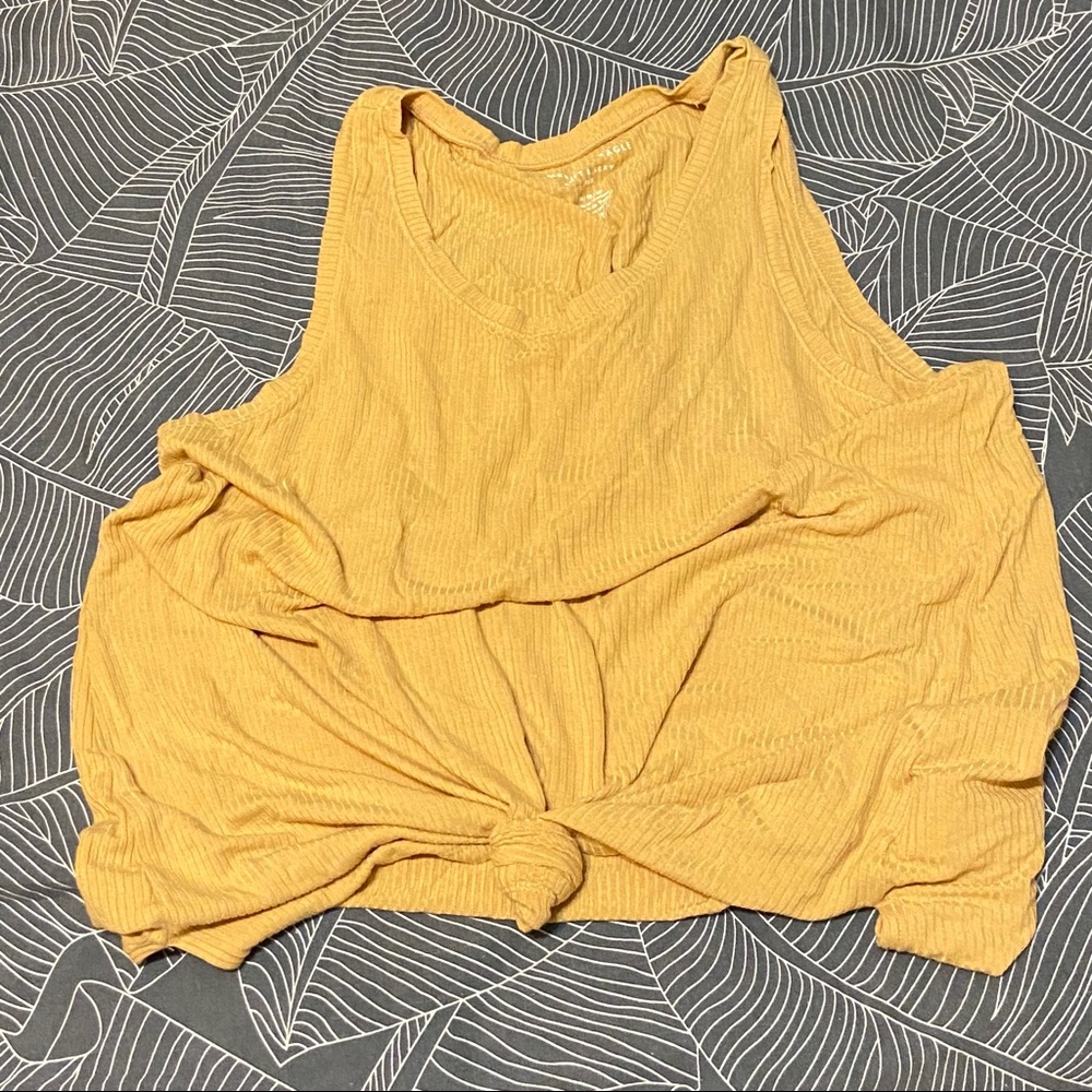 AEO Yellow tank top